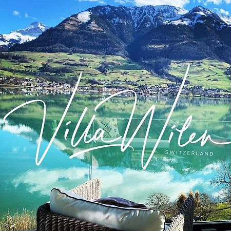 Luxury Loft On Top Of Villa Wilen With Tremendous Views By The Lake Sarnen Eksteriør billede